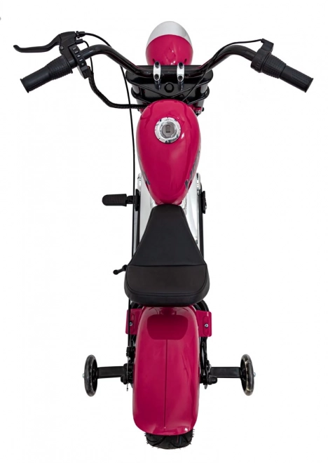 Dětský motocykl Chopper Warrior růžový