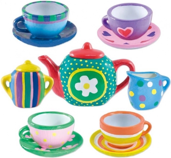 Kompletní miniaturní čajový servis