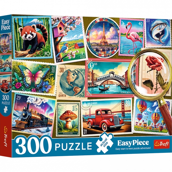 Puzzle Znaczki Pocztové - 300 Dílků Trefl