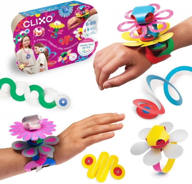 Clixo Jewelry Pack Kreativní sada kostek pro tvorbu šperků - 28 ks