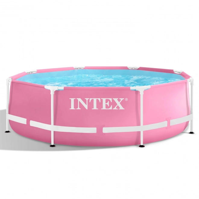 Kulatý bazén pro děti 244x76 cm růžový INTEX
