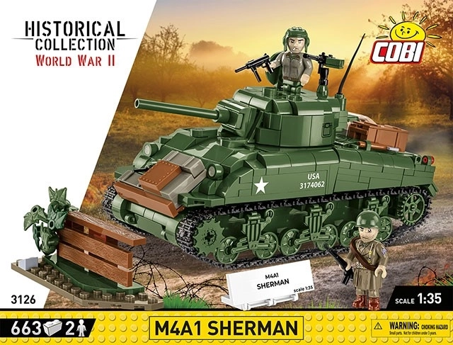 Stavebnice M4A1 Sherman
