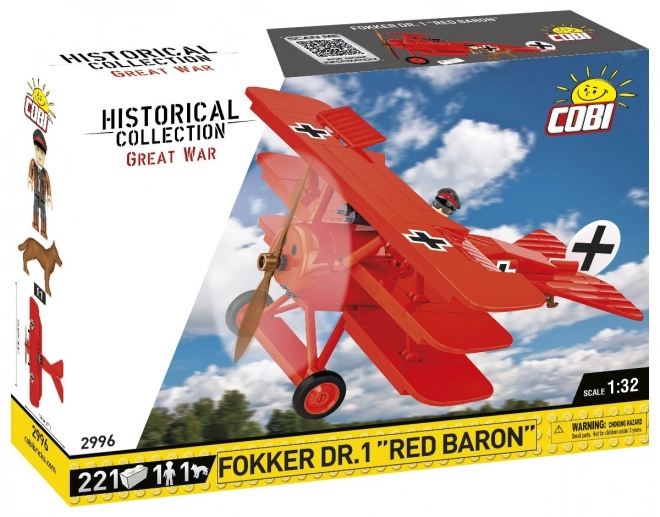 Kostky Fokker DR.1 Červený Baron
