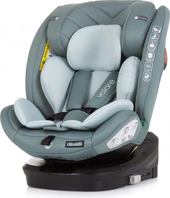 Autosedačka Chipolino Volare i-Size Pastelově Zelená 40-150 cm Isofix 360°