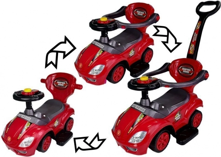 3v1: pchadlo, chodítko i jeździk