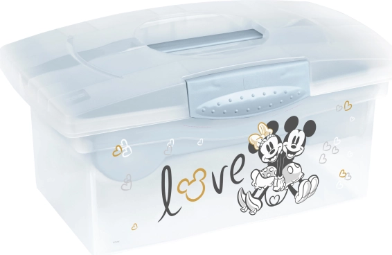 Cestovní organizér s přihrádkami Mickey – kouřově modrý