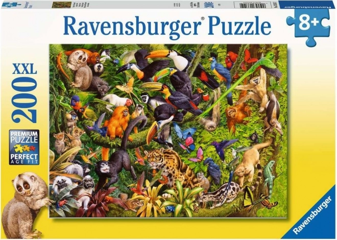 Ravensburger puzzle Tropický deštný prales XXL 200 dílků