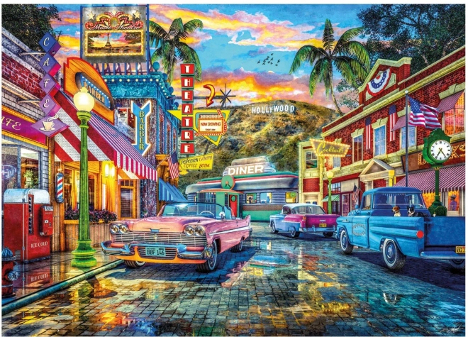 Okouzlující retro motiv HOLLYWOOD