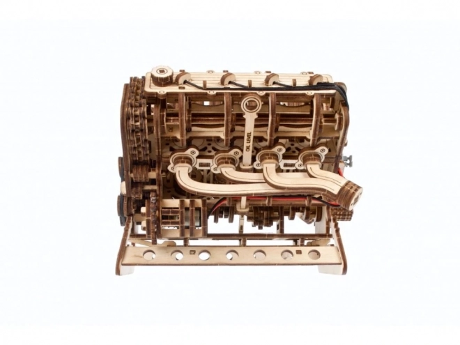 Ugears 3D dřevěné puzzle motor V8