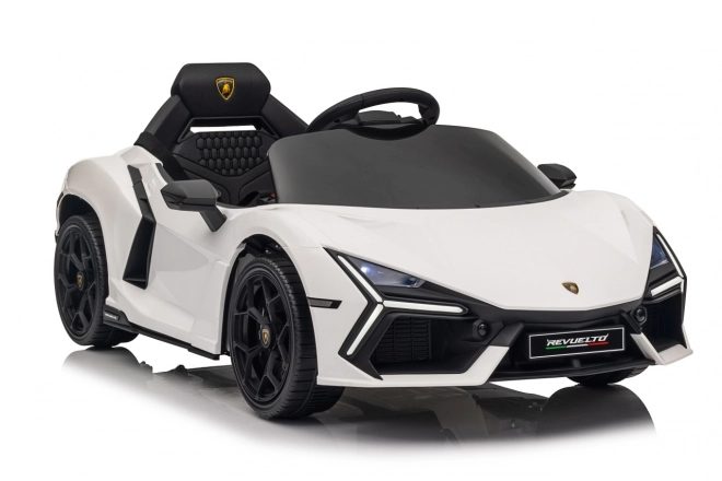 Dětský elektrický vůz Lamborghini Revuelto bílý