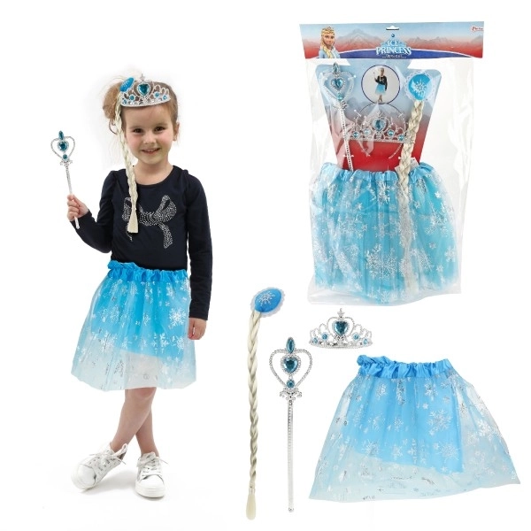 Kostým/sukně princezna Ledové království s doplňky v sáčku karneval