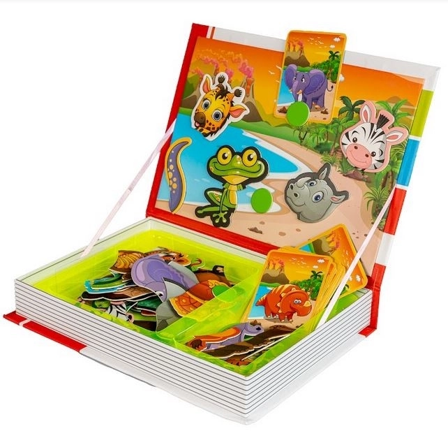 Magnetické puzzle se zvířaty
