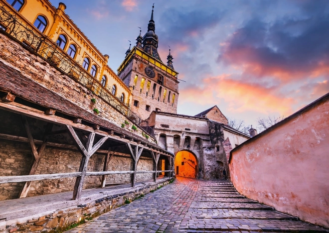 Enjoy puzzle Hodinová věž Sighisoara