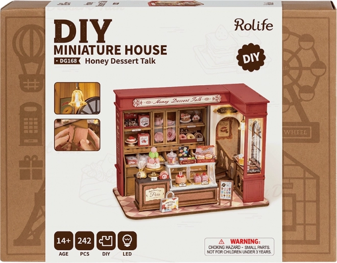 Rolife DIY 3D dřevěné puzzle Cukrárna