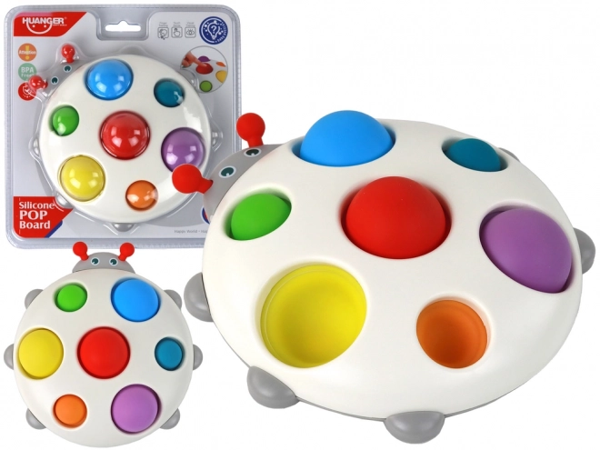 Silikonová barevná tabule Beruška Pop It Educational