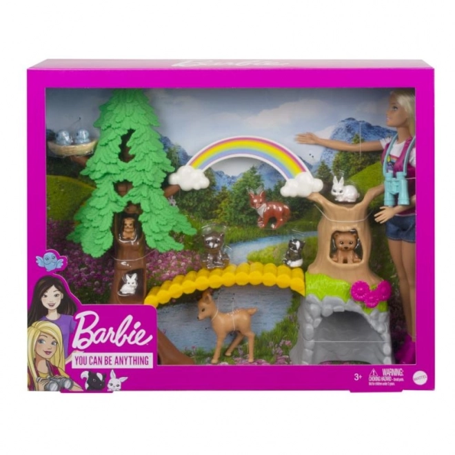 Herní set Barbie průvodkyně divočinou