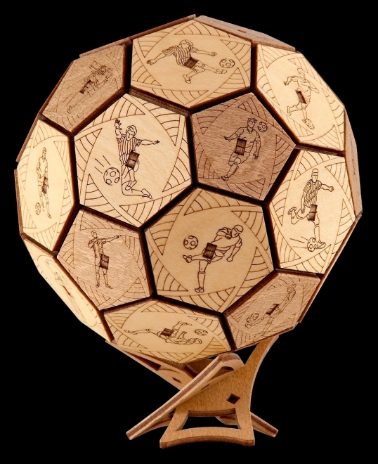 EscapeWelt 3D Dřevěná skládačka Quest Ball složená