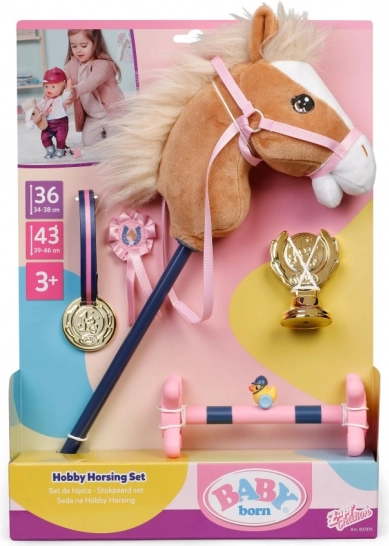 Baby Born sada na hobby horsing pro panenky 43 cm