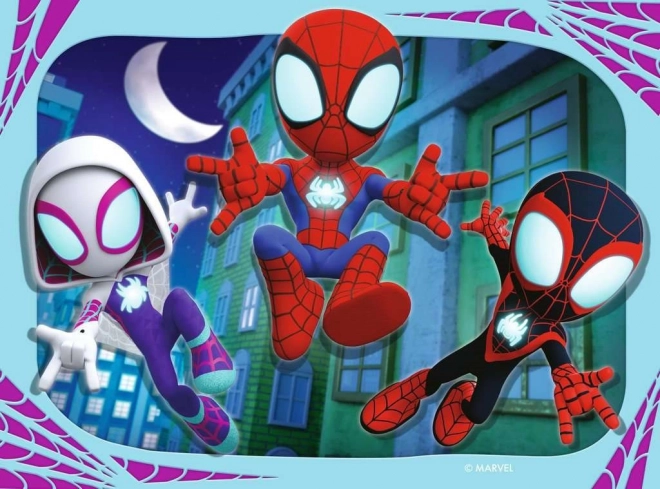 Puzzle RAVENSBURGER Spidey a jeho úžasní přátelé 4v1