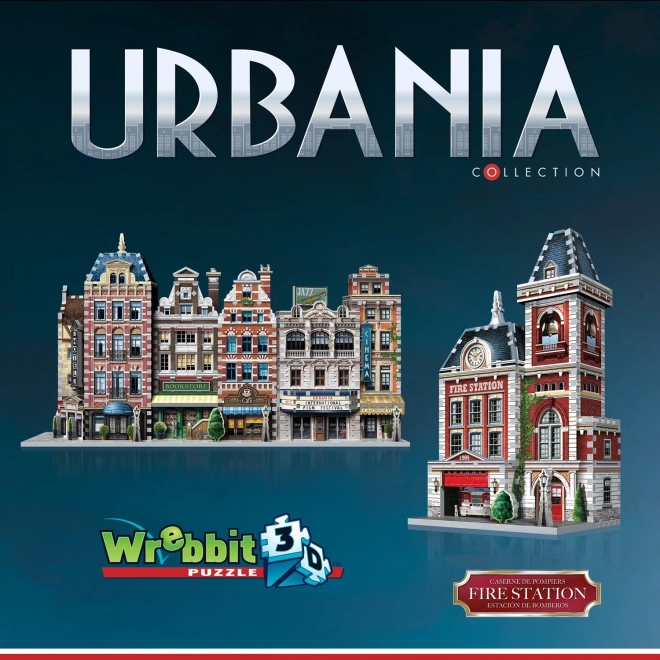 WREBBIT 3D puzzle Urbania: Hasičská stanice 285 dílků