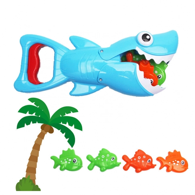 Koupelnová hra Shark Catcher Set Blue