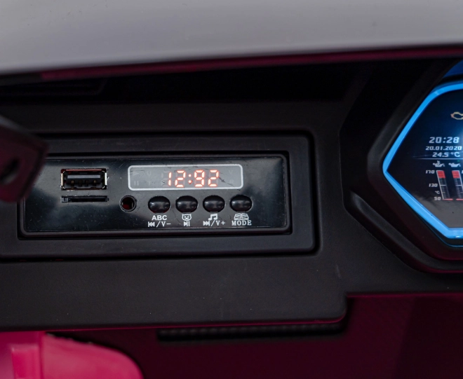 Lamborghini SIAN dětské auto na baterii s ovladačem – Růžové