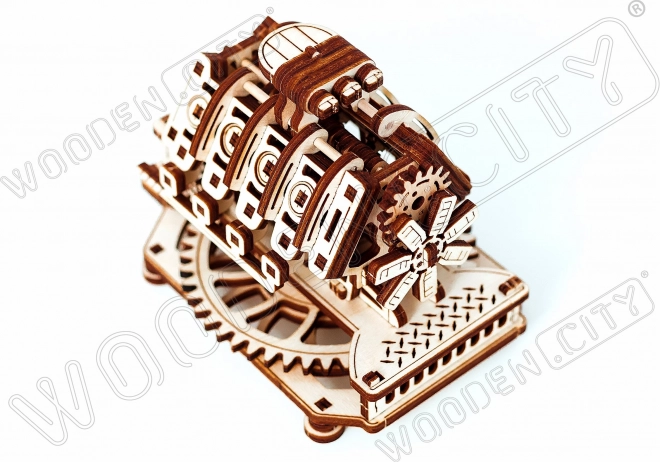 WOODEN CITY 3D puzzle Motor V8, 200 dílů