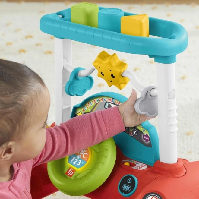 Fisher-Price uč se a směj! chodítko malého řidiče 2v1
