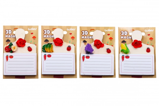Magnet na lednici + notes