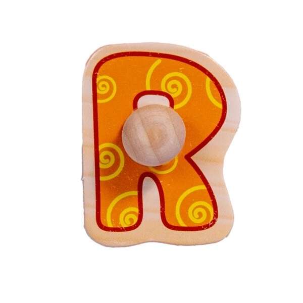Dřevěné puzzle Písmena