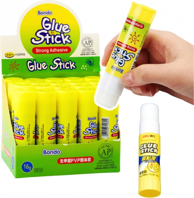 Silný školní a kancelářský lepicí tyčinka 16g