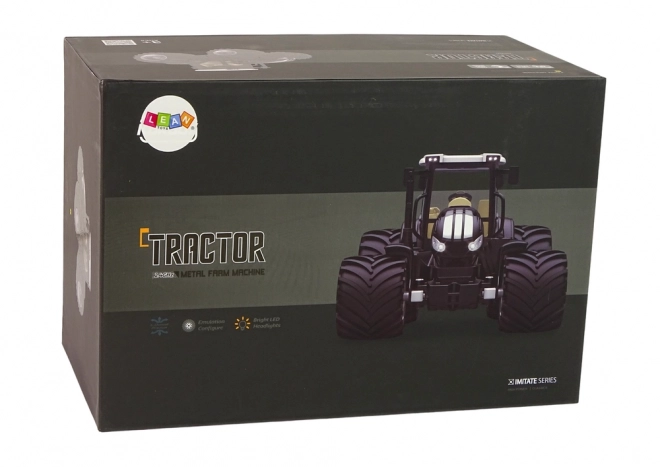 R/C traktor na dálkové ovládání černý 2,4G kovový