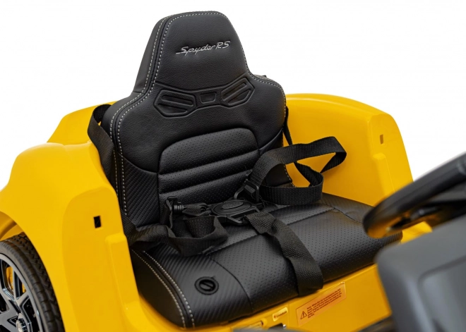 Dětský elektrický vůz Porsche 718 lakovaný – Žlutý