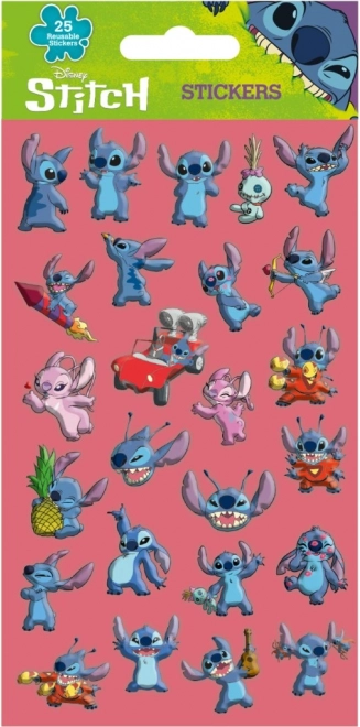 3D samolepky Lilo a Stitch