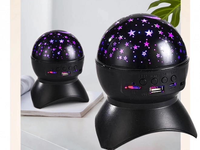 Projektor hvězdné noční oblohy s LED a Bluetooth reproduktorem