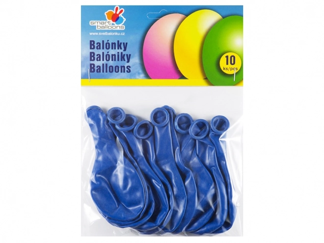 Modré nafukovací balónky na oslavy