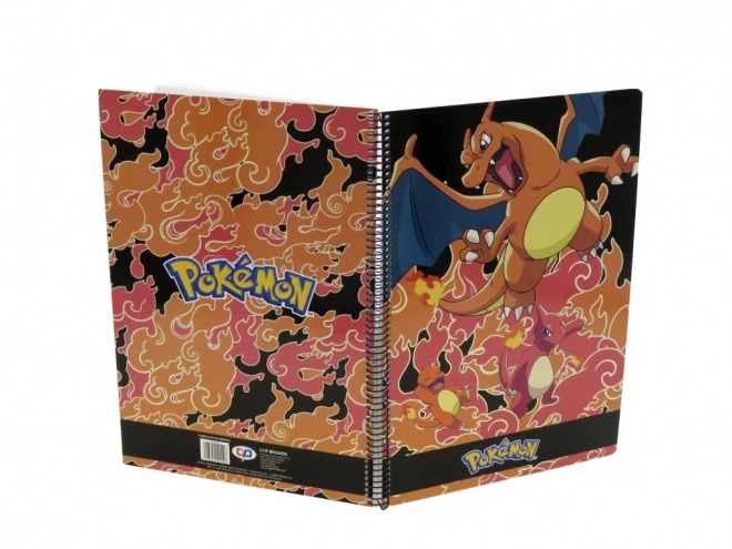 Pokémon blok A4 s kroužkovou vazbou - Charmander