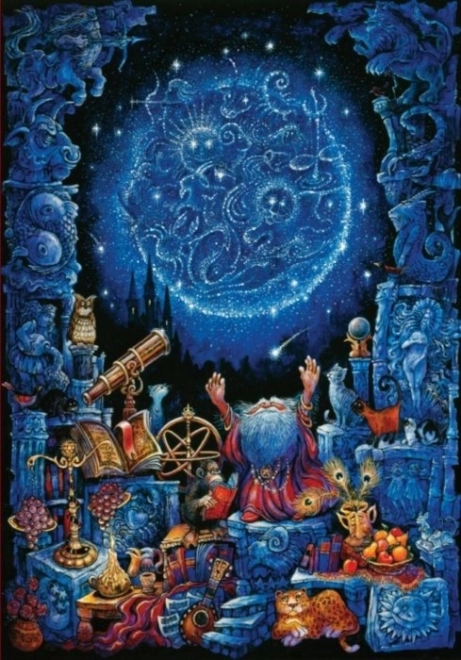 Svítící puzzle Astrologie 1000 dílků