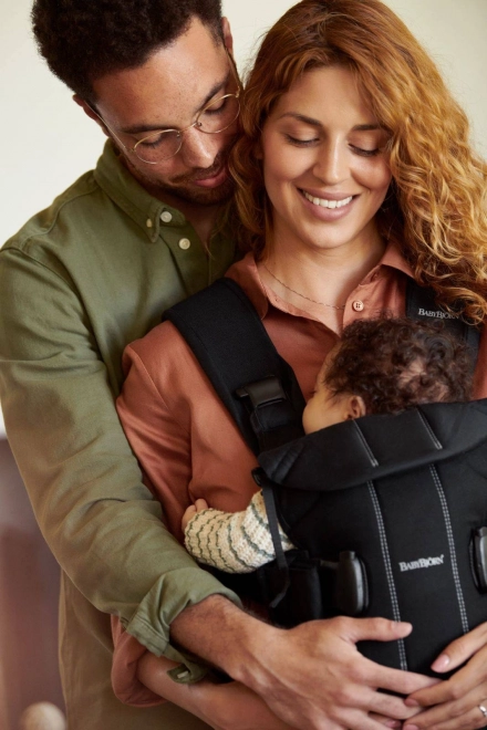 Dětské nosítko BABYBJORN ONE, Béžová/Leopardí – Černá