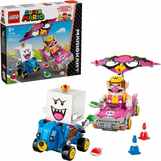 Stavebnice LEGO Super Mario Mario Kart - Wario a King Boo