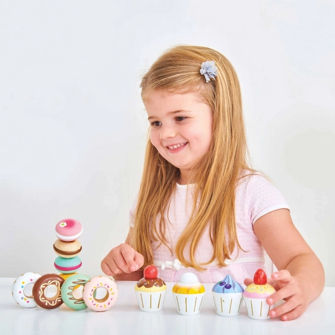 Dřevěné cupcakes Le Toy Van Honeybake