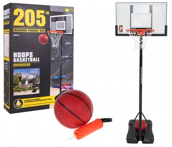 Basketbalový míč 205cm + příslušenství