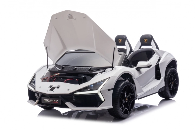 Dětský elektrický vůz Lamborghini Revuelto XL bílý