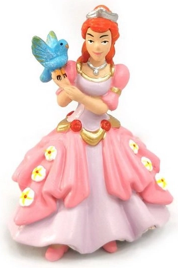 Figurka princezna s ptáčkem