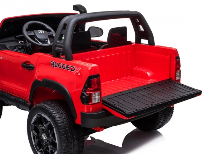 Terénní auto na akumulátor Toyota Hilux pro dvě osoby – Červená