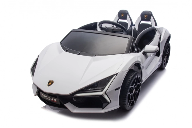 Dětský elektrický vůz Lamborghini Revuelto XL bílý