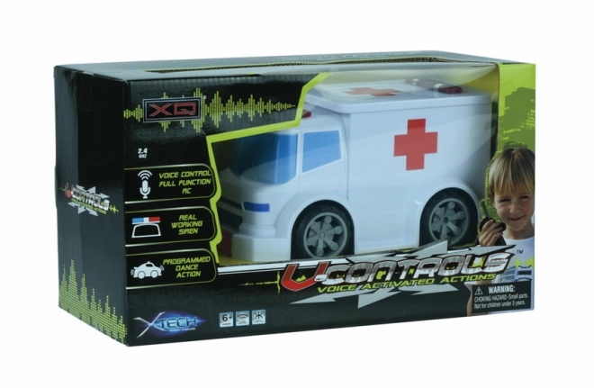RC sanitka s hlasovým ovládáním 1:24