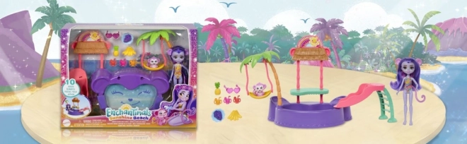 Sada Enchantimals Tropical Pool + panenka Monkey