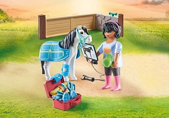 Sada figurek koní 71497 Hipoterapeut