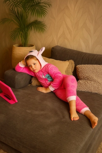 Kapuce s 3D motivem STITCH